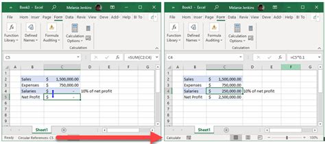 Avoid circular references in Google Sheets