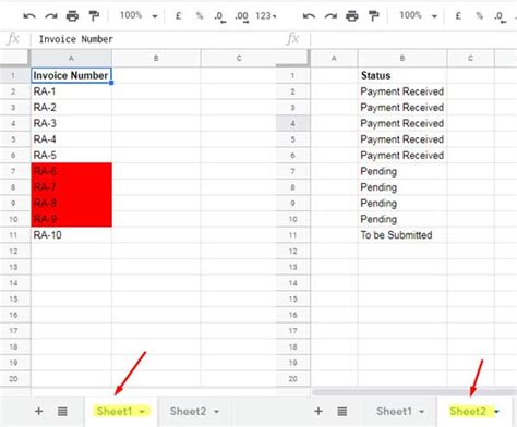 Google Sheets Conditional Formatting Relative References