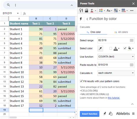 Google Sheets Count Cells Tips