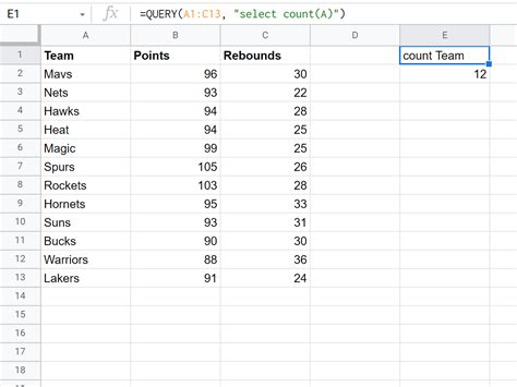 Google Sheets Count Rows by Month Filter Function