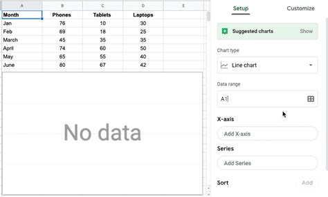 Google Sheets Data Range