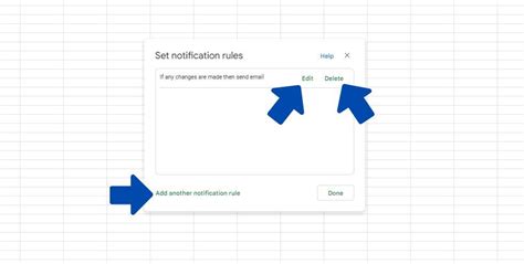 Google Sheets Email Reminder Notification Rules