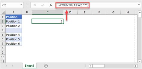 Google Sheets Empty Cells