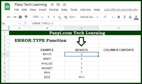 Google Sheets error handling functions