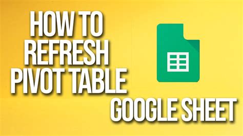 Google Sheets Filter Refresh