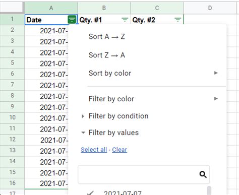 Google Sheets Filter Tricks