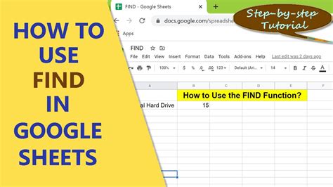 Google Sheets Find Text