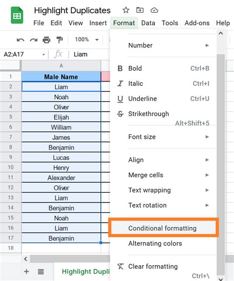 Identifying Trends in Google Sheets