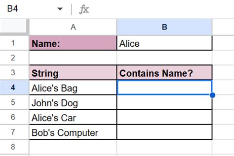 Understanding IF CELL CONTAINS Function in Google Sheets