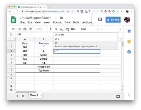 Google Sheets IF function with text formatting