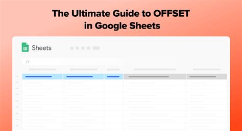 Google Sheets OFFSET Variable Width