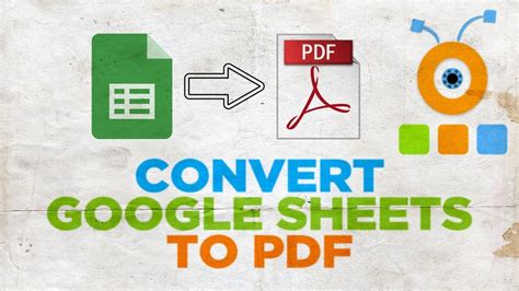 google sheets pdf converter