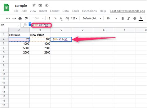 Google Sheets Percentage Calculation Tutorials