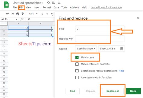 Google Sheets remove zero values using Power Tools