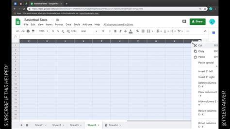 Google Sheets row deletion