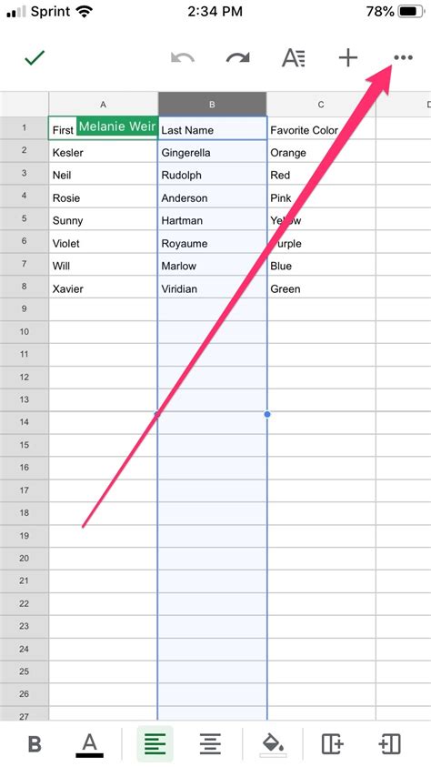 Alphabetize in Google Sheets 4