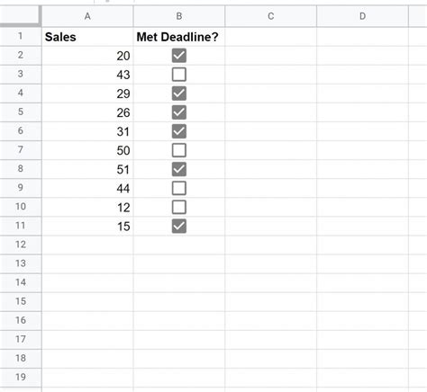 Google Sheets SUMIF checkbox checked