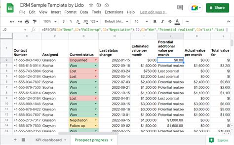 Using Google Sheets Templates