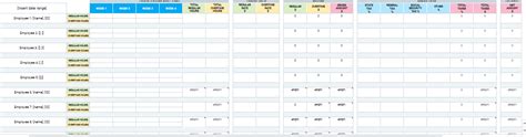 Google Sheets Lesson Plan Templates