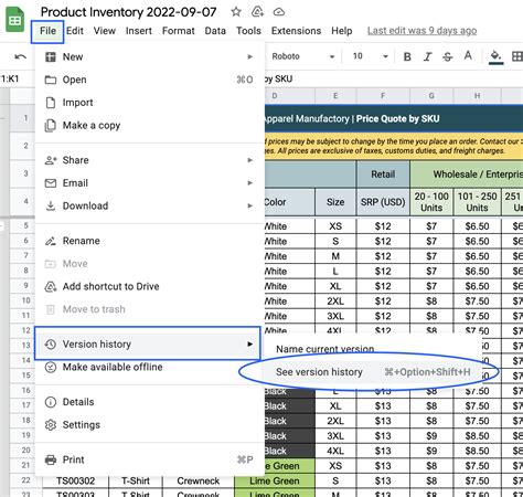 Google Sheets Tricks