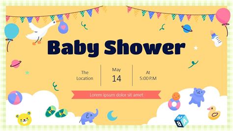 Google Slides Baby Shower Templates