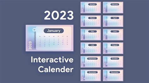 Google Slides Calendar Template Designs Ideas