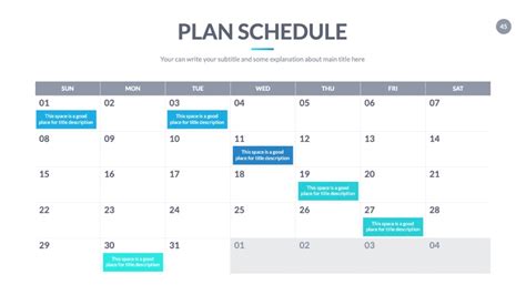 Google Slides Calendar Template Ideas