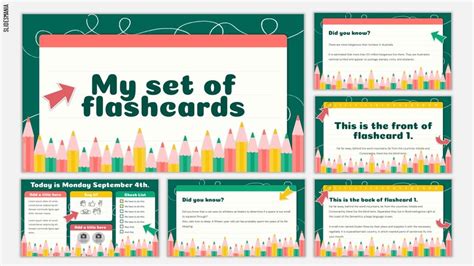 Google Slides flashcard templates