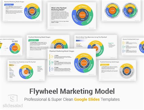 Google Slides Flywheel Template Advanced Features