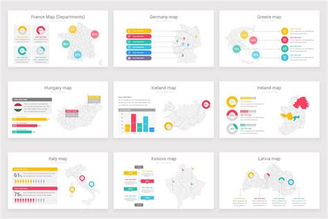 Google Slides Map Template for Education