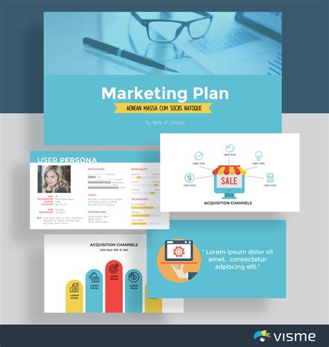 Google Slides marketing plan template examples