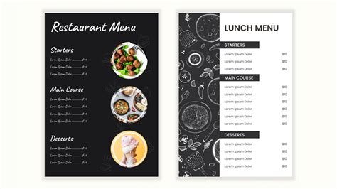 Google Slides Menu Template 10