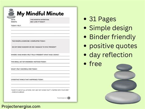 Mindfulness Journal Template for Google Slides