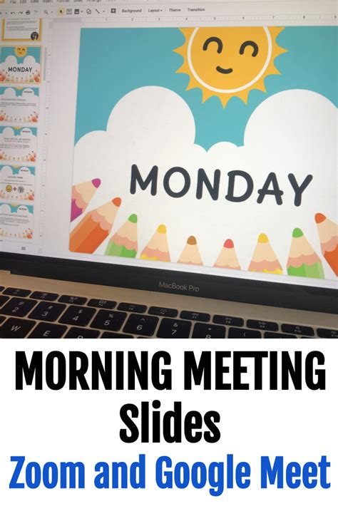 Google Slides Morning Meeting Templates