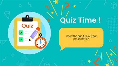 Google Slides Quiz Template 2