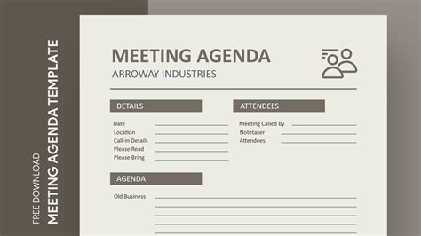 Google Slides Team Agenda Template