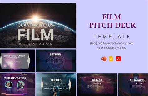 Google Slides Template Film Pitch Deck