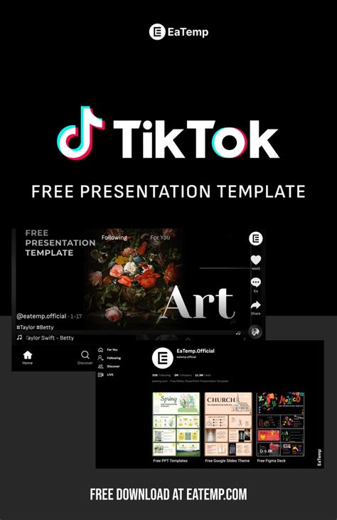 Google Slides Template TikTok