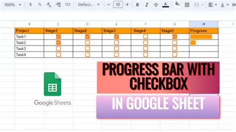 Google Spreadsheet Checkbox Progress