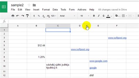 Google Spreadsheet hidden formatting