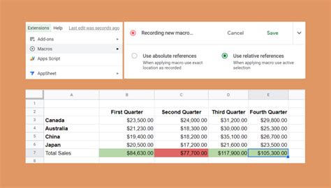 Google Spreadsheets automate tasks