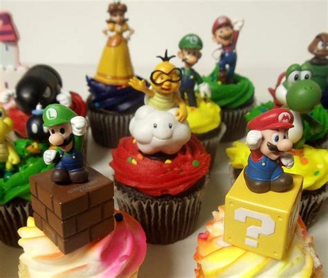 Goomba Cupcake Toppers