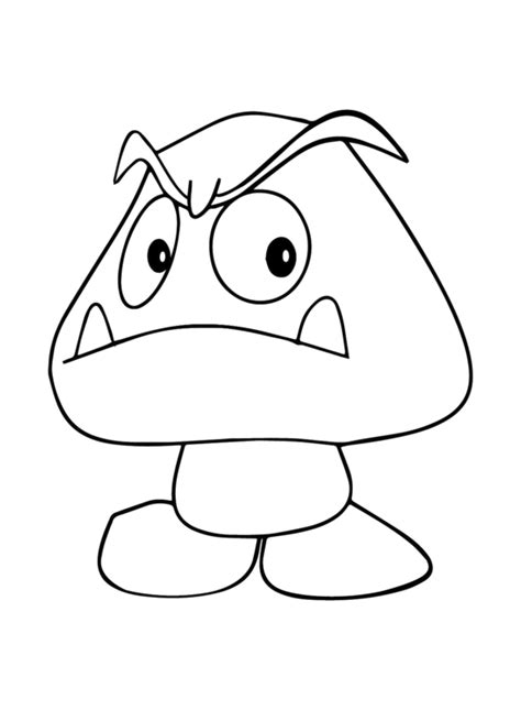 Goomba Printable Character