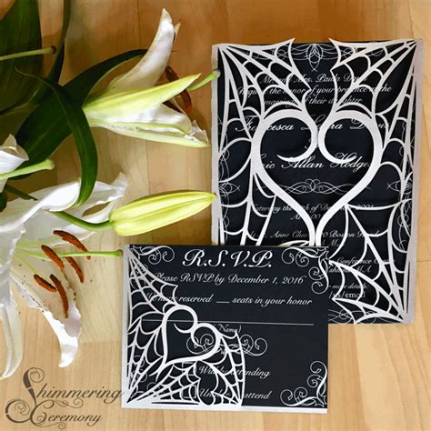 Gothic Wedding Invitation Ideas