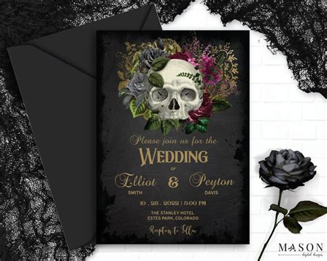 Gothic Wedding Invitation Tips