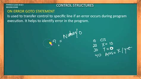 Goto Statement Errors