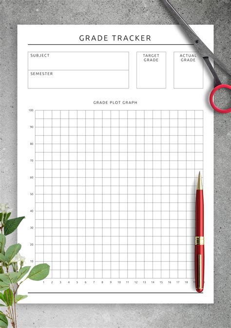 Grade Tracking Template