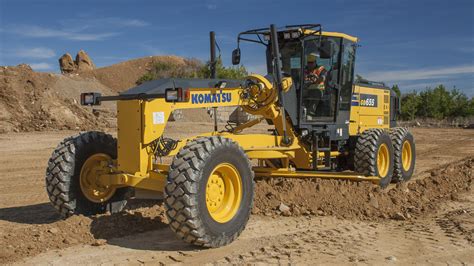 Grader operator at work