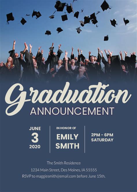 Graduation Announcement Template 10