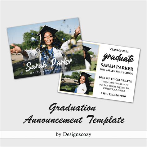 Graduation Announcement Template 2